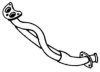 FORD 1643246 Exhaust Pipe